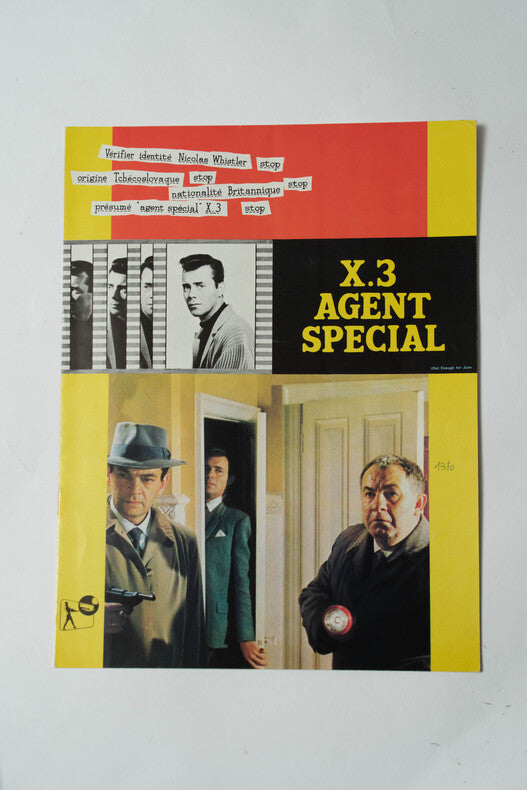 X3, Agent Spécial — Dossier de presse original · Ralph Thomas · Dirk Bogarde · Sylva Koscina · The Rank Organisation, 1964