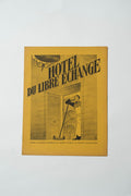 L'Hôtel du Libre Échange — Dossier de presse original · Marc Allégret · Jacques Prévert · Fernandel · Ginette Leclerc · 1934