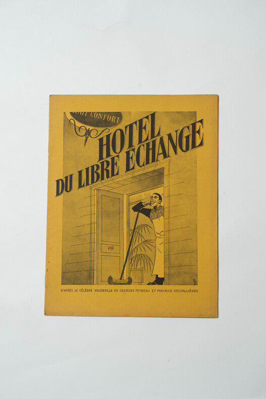 L'Hôtel du Libre Échange — Dossier de presse original · Marc Allégret · Jacques Prévert · Fernandel · Ginette Leclerc · 1934