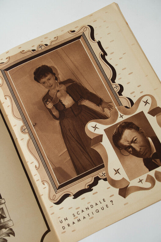 Scandale — Dossier de presse original dédicacé · René Le Hénaff · Paul Meurisse · Odette Joyeux · Philippe Lemaire · 1948