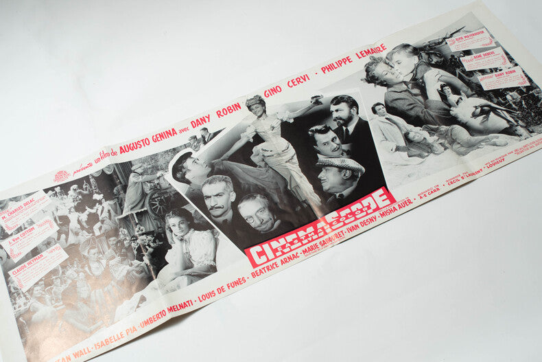 Frou-Frou — Dossier de presse original dédicacé · Augusto Genina · Brenot · Dany Robin · Louis de Funès · Mylène Demongeot · 1955