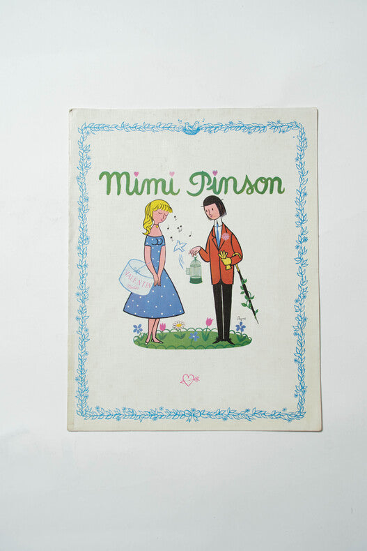 Mimi Pinson — Dossier de presse original · Robert Darène · Couverture Raymond Peynet · Dédicace du réalisateur · Films Fernand Rivers, 1957