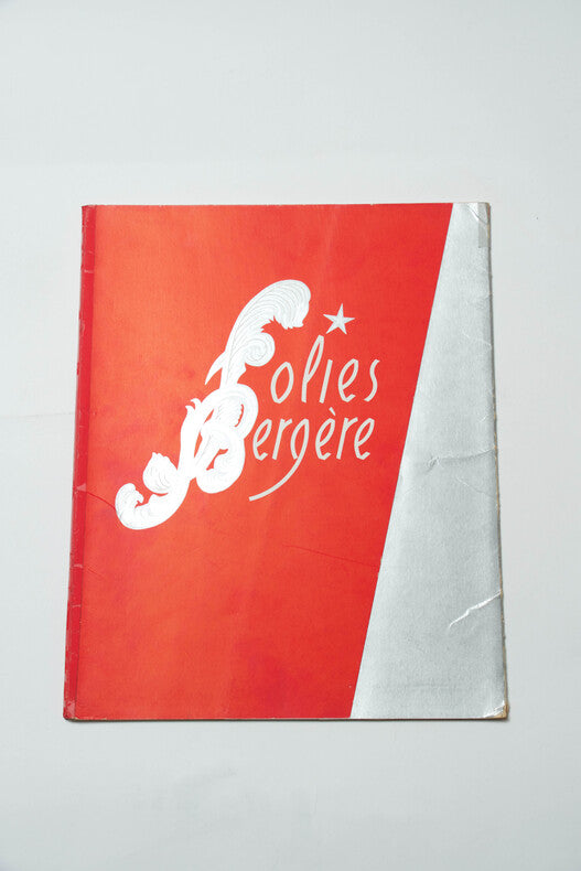 Folies-Bergère — Dossier de presse original complet du synopsis dépliant · Henri Decoin · Eddie Constantine · Zizi Jeanmaire · Films Sirius, 1957