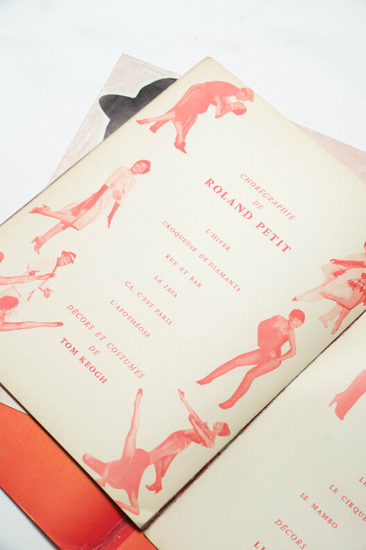 Folies-Bergère — Dossier de presse original complet du synopsis dépliant · Henri Decoin · Eddie Constantine · Zizi Jeanmaire · Films Sirius, 1957
