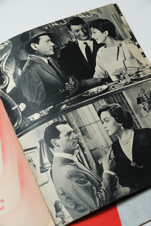 Folies-Bergère — Dossier de presse original complet du synopsis dépliant · Henri Decoin · Eddie Constantine · Zizi Jeanmaire · Films Sirius, 1957