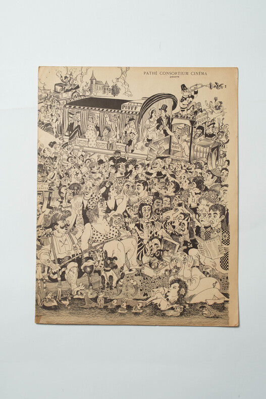 Voyage Surprise — Dossier de presse original · Pierre Prévert · Jacques Prévert · Couverture Albert Dubout · Martine Carol · Pathé Consortium Cinéma, 1947