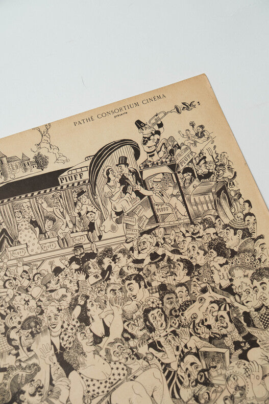 Voyage Surprise — Dossier de presse original · Pierre Prévert · Jacques Prévert · Couverture Albert Dubout · Martine Carol · Pathé Consortium Cinéma, 1947