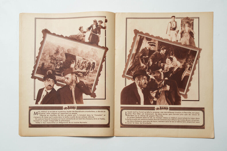 Voyage Surprise — Dossier de presse original · Pierre Prévert · Jacques Prévert · Couverture Albert Dubout · Martine Carol · Pathé Consortium Cinéma, 1947
