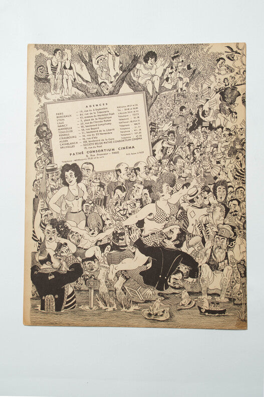 Voyage Surprise — Dossier de presse original · Pierre Prévert · Jacques Prévert · Couverture Albert Dubout · Martine Carol · Pathé Consortium Cinéma, 1947