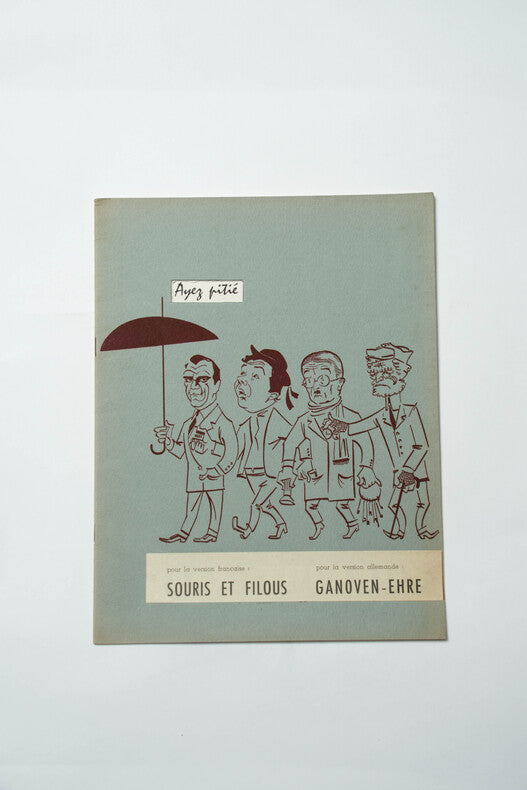 Les Truands — Dossier de presse original · Carlo Rim · Eddie Constantine · Noël-Noël · Jean Richard · Couvertures ajourées · Franco-London Film, 1956