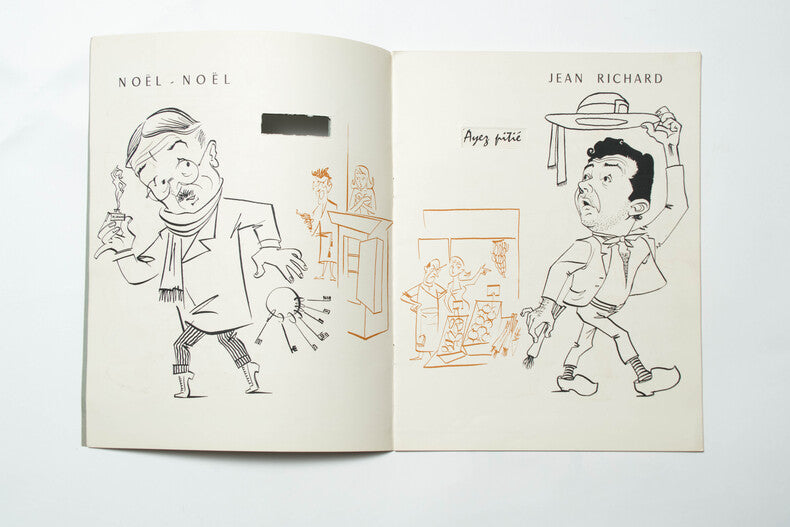 Les Truands — Dossier de presse original · Carlo Rim · Eddie Constantine · Noël-Noël · Jean Richard · Couvertures ajourées · Franco-London Film, 1956