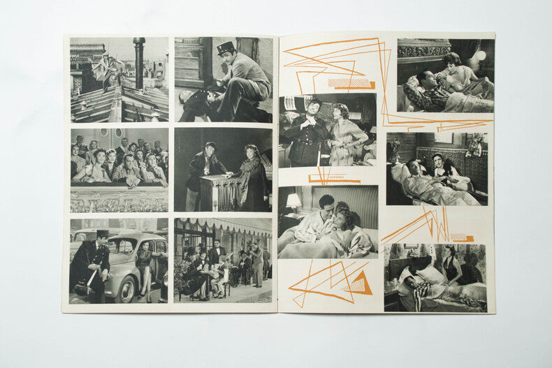 Les Truands — Dossier de presse original · Carlo Rim · Eddie Constantine · Noël-Noël · Jean Richard · Couvertures ajourées · Franco-London Film, 1956