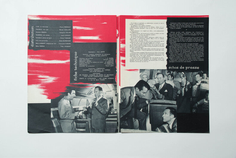 Les Fanatiques — Dossier de presse original · Alex Joffé · Pierre Fresnay · Françoise Fabian · Films Cinégraph, 1957