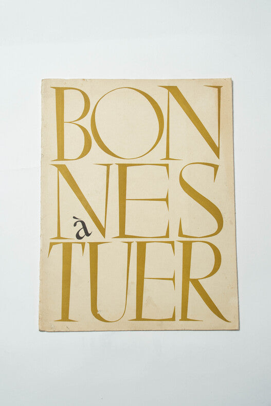 Bonnes à Tuer — Dossier de presse original · Henri Decoin · Danielle Darrieux · Michel Auclair · Corinne Calvet · Films Sirius, 1954