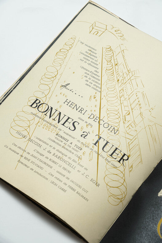 Bonnes à Tuer — Dossier de presse original · Henri Decoin · Danielle Darrieux · Michel Auclair · Corinne Calvet · Films Sirius, 1954