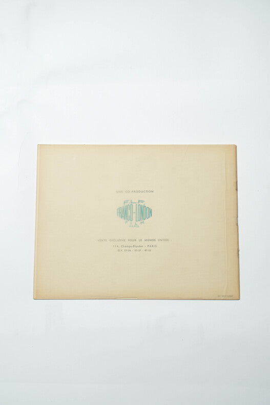 Atoll K — Dossier de presse original · Léo Joannon · Stan Laurel & Oliver Hardy · Couverture lithographique · Franco London Film, 1951