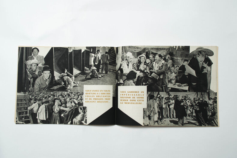Atoll K — Dossier de presse original · Léo Joannon · Stan Laurel & Oliver Hardy · Couverture lithographique · Franco London Film, 1951