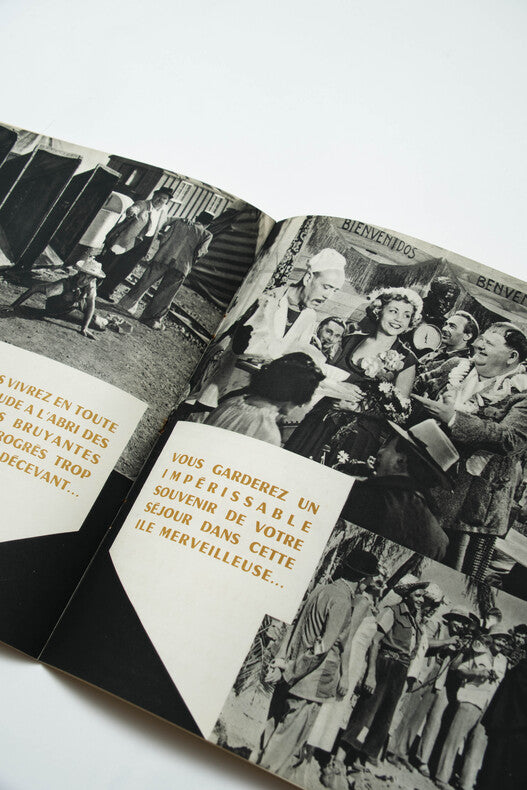 Atoll K — Dossier de presse original · Léo Joannon · Stan Laurel & Oliver Hardy · Couverture lithographique · Franco London Film, 1951