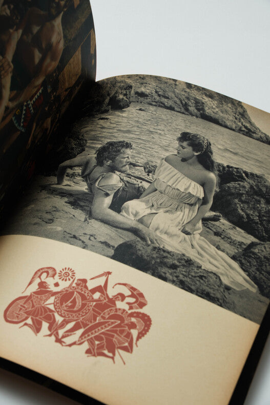 Ulysse — Dossier de presse original · Mario Camerini · Kirk Douglas · Anthony Quinn · Silvana Mangano · Couverture lithographique · Lux Film, 1954