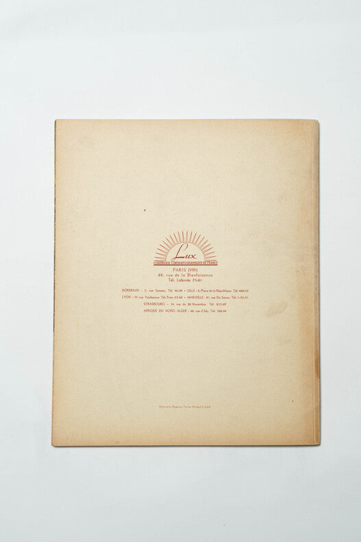 Ulysse — Dossier de presse original · Mario Camerini · Kirk Douglas · Anthony Quinn · Silvana Mangano · Couverture lithographique · Lux Film, 1954