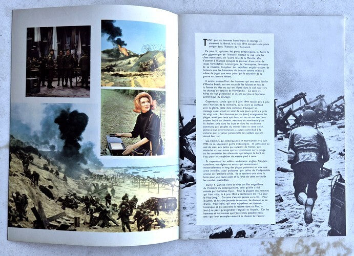 Le Jour le Plus Long — Dossier de presse original · Zanuck, Annakin, Marton, Wicki · Burton, Connery, Wayne, Fonda, Mitchum & al. · Twentieth Century Fox, 1962