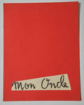 Mon Oncle — Dossier de presse original · Dédicace autographe signée de Pierre Étaix · Jacques Tati · Conçu et illustré par Pierre Étaix · Specta Films, 1958
