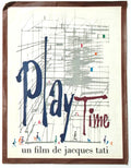 PlayTime — Dossier de presse dépliant original · Jacques Tati · Production Specta / Prodis, 1967