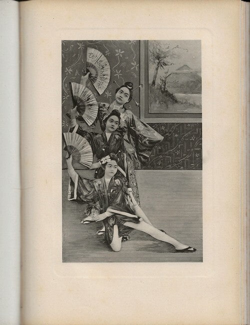 Le Miroir de l'Amour — Les Danses Voluptueuses · Scènes reconstituées par la Photographie · Édition photographique, c. 1890