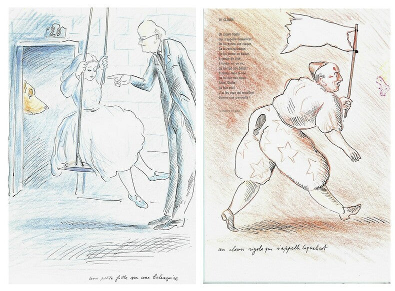 Roland Topor : Comptines — Illustrations de Roland Topor · 45 tours de Max Rongier · Livre-Disque · Philips/Phonogram, 1978