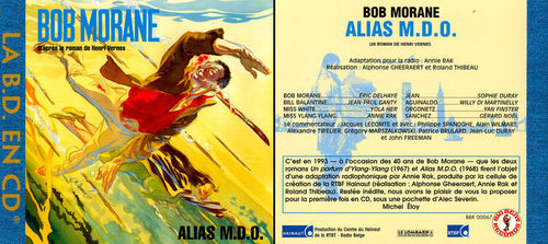 Bob Morane : Alias M.D.O. — CD audio digipack · Aventure lue · Henri Vernes · Big Beat Records / Éditions du Lombard, 1993