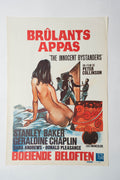 Brûlants Appas — Affiche originale belge d'exploitation · Peter Collinson · Stanley Baker · Cine Vog Films, 1972