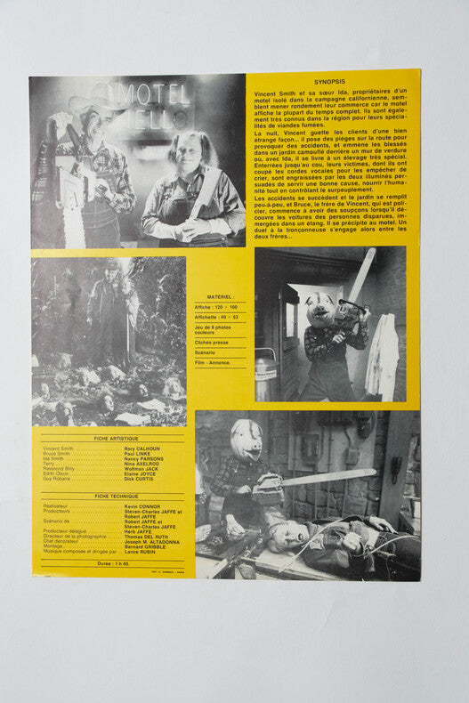 Nuits de Cauchemar — Affichette originale d'exploitation · Kevin Connor · United Artists, 1980