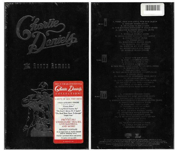 The Roots Remain — Coffret Long Box 3 CD neuf scellé · Charlie Daniels · Premier pressage · 1996