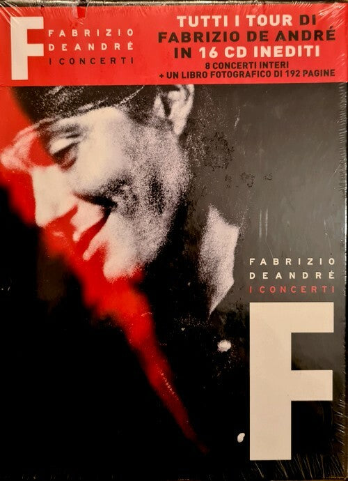 Tutti i Tour di Fabrizio de André — Coffret collector 16 CD · 8 concerts inédits 1975-1998 · Neuf sous blister · Sony Music, 2012