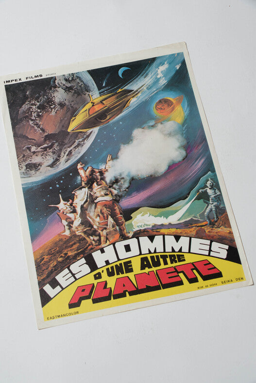 Les Hommes d'une Autre Planète — Affichette originale d'exploitation · Chen Hung-min · Impex Films, 1976