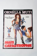 Miss Catastrophe — Affiche originale d'exploitation · Steno · Ornella Muti · Paolo Villaggio · 1983
