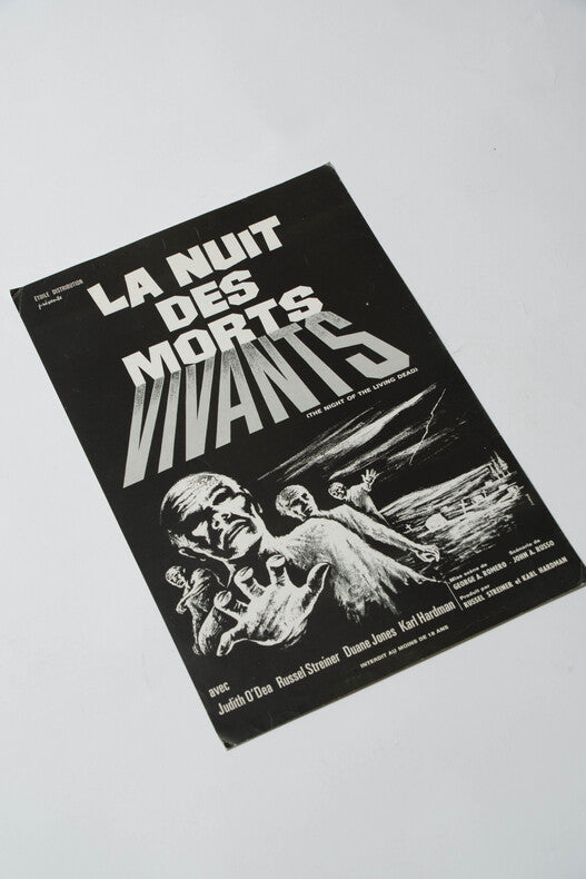 La Nuit des Morts-Vivants — Affichette originale d'exploitation · George A. Romero · Étoile Distribution, 1968