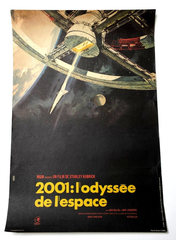 2001 l'Odyssée de l'Espace — Affiche retirage limité à 2000 exemplaires · Stanley Kubrick · MGM