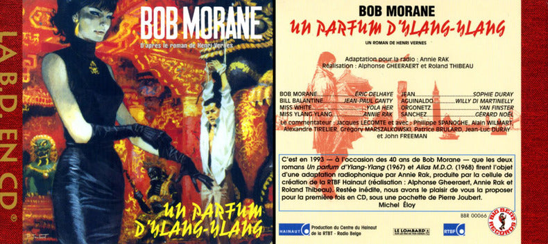 Bob Morane : Un Parfum d'Ylang-Ylang — Double CD audio digipack · Aventure lue · Henri Vernes · Big Beat Records / Éditions du Lombard, 1993