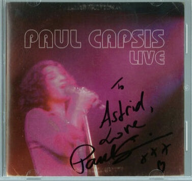 Paul Capsis Live — CD dédicacé · Paul Capsis · 2012