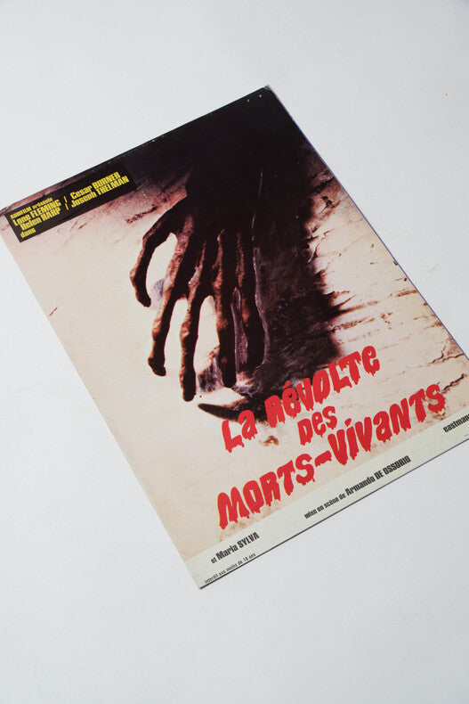 La Révolte des Morts-Vivants — Dépliant original · Amando de Ossorio · Audifilm, 1972