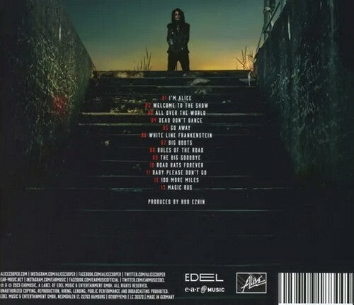 Road — CD dédicacé · Alice Cooper · Premier pressage · 2023