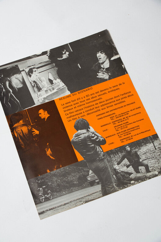 Le Sexe de la Violence — Affichette originale d'exploitation · Boris Szulzinger · SND Distribution, 1972