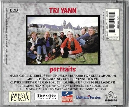 Portraits — CD premier pressage · Tri Yann · L'Affaire Guillaume Seznec · 1995