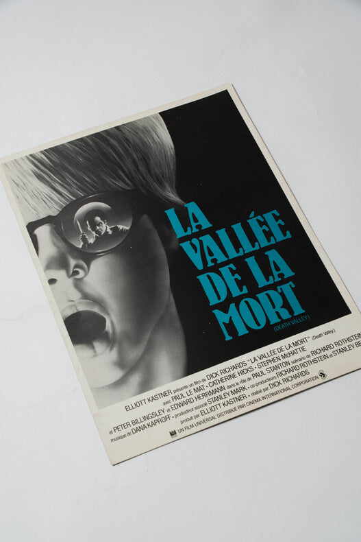 La Vallée de la Mort — Affichette originale d'exploitation · Dick Richards · CIC, 1981