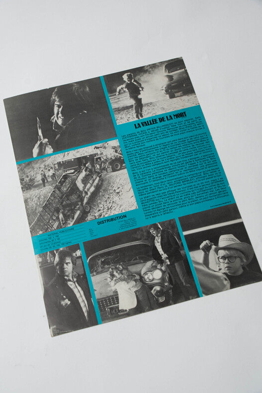 La Vallée de la Mort — Affichette originale d'exploitation · Dick Richards · CIC, 1981
